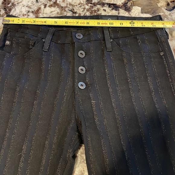 AG The Jodi Crop Jeans Metallic Stripe - Picture 10 of 14